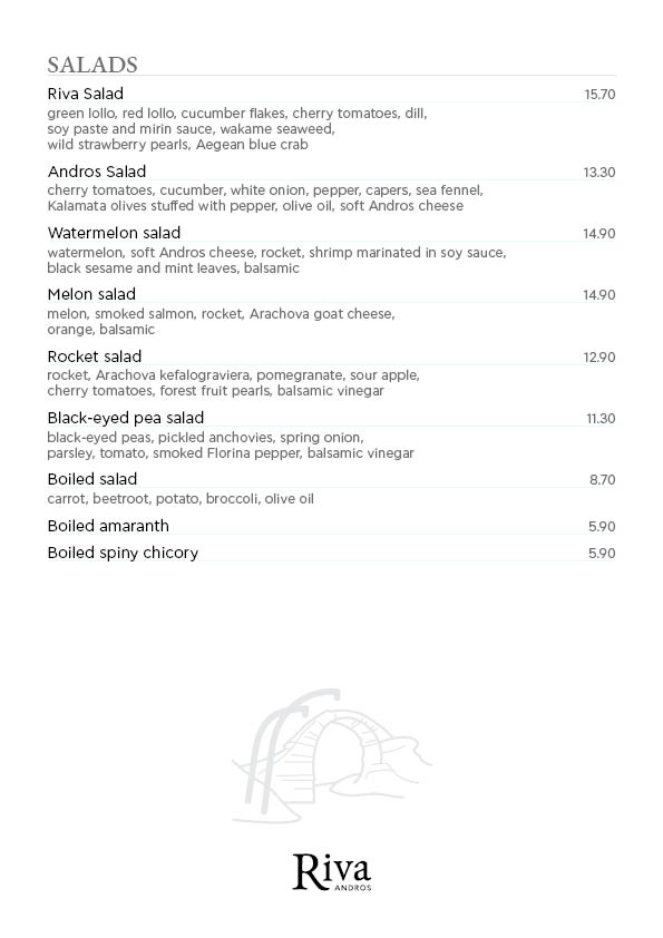 Menu page 1