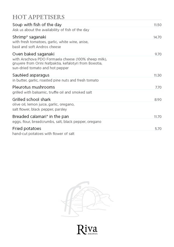 Menu page 3