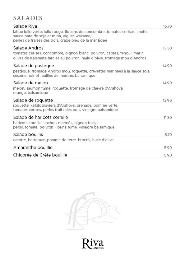 Menu page 1