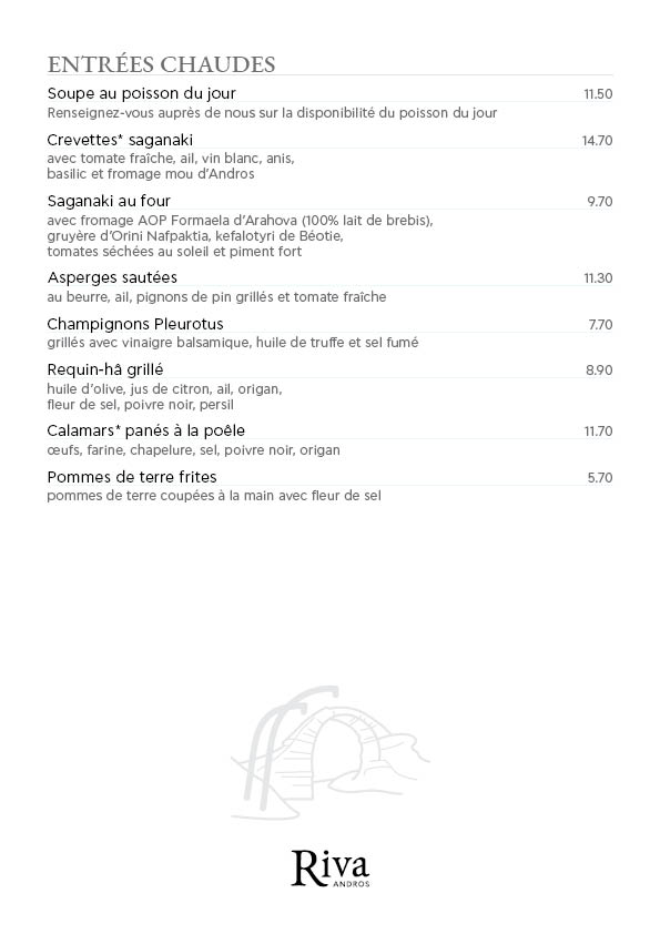 Menu page 3